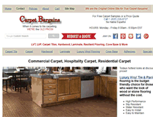 Tablet Screenshot of carpetbargains.com